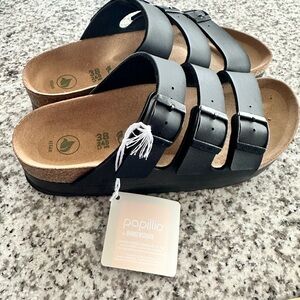 NEW Papillio by Birkenstock Black Sandals